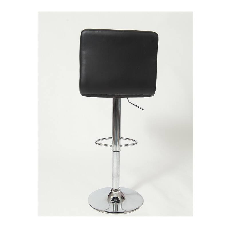 Swivel Faux Leather Adjustable Hydraulic Bar Stool