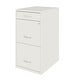preview thumbnail 4 of 4, Space Solutions 18" Deep 3 Drawer Metal File Cabinet, Pearl White