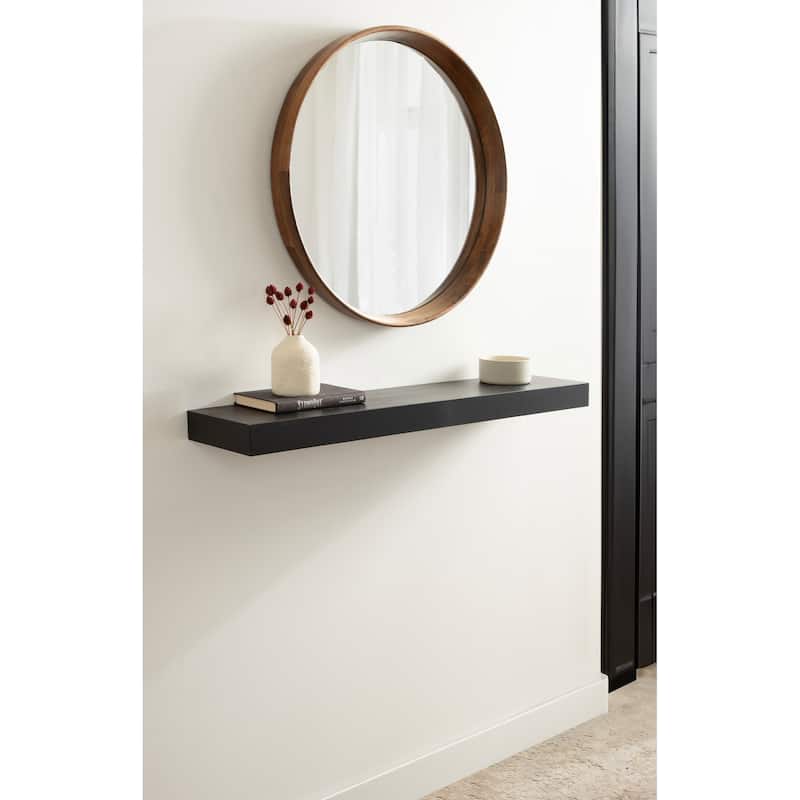 Kate and Laurel Havlock Wood Shelf Set