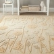 preview thumbnail 8 of 43, Martha Stewart by SAFAVIEH Poppy Glossary Wool/ Viscose Rug 8' x 10' - Nutshell/Brown - Rectangle