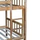 preview thumbnail 19 of 17, Twin Over Twin Rubber Wood Bunk Bed with Trundle