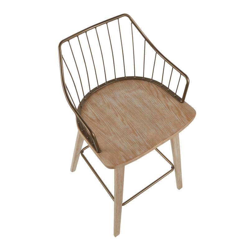 The Gray Barn Winston Fixed-Height Counter Stool