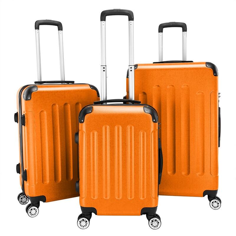 3 Piece Lightweight Luggage Set, Trunk Set Spinner Suitcase With TSA Lock 20" 24'' 28"