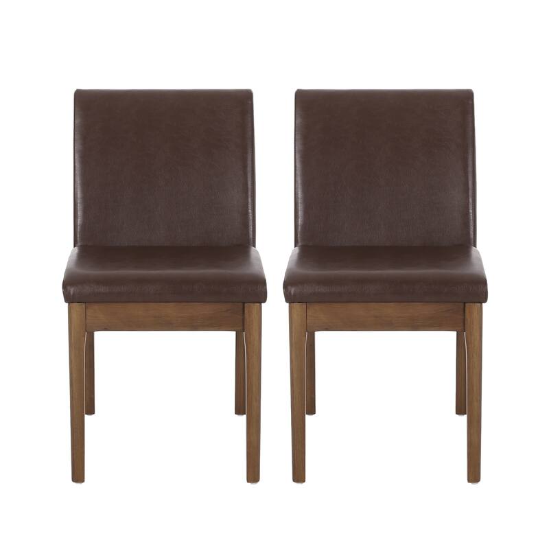 Christopher Knight Home Kwame Upholstered Dining Chairs (Set of 2) - N/A