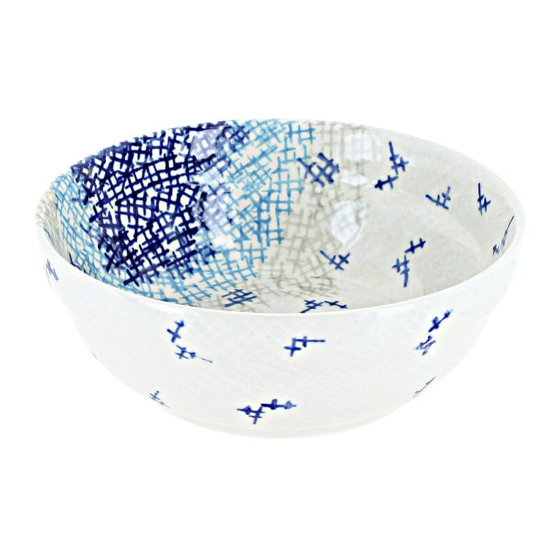 Blue Rose Polish Pottery Zaklady Cereal Bowl