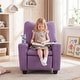 preview thumbnail 8 of 19, Costway Kids Recliner with Adjustable Backrest Footrest Cup Holder