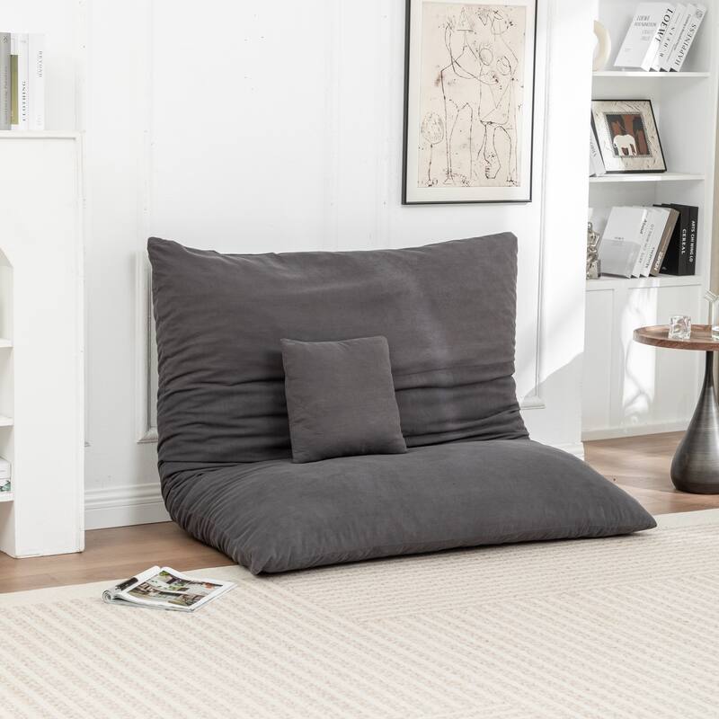 Extra Large Floor Bean Bag Chair - Lazy Lounger for Adults & Kids in Living Rooms & Balconies