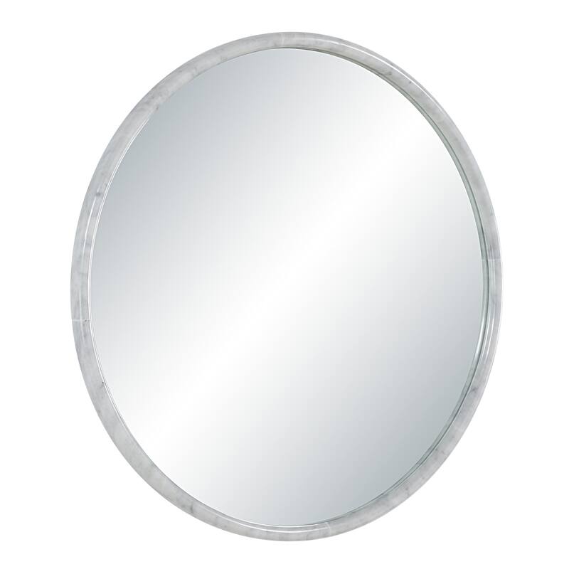 Renwil Cento 36" H x 36" W Wall Mirror, White