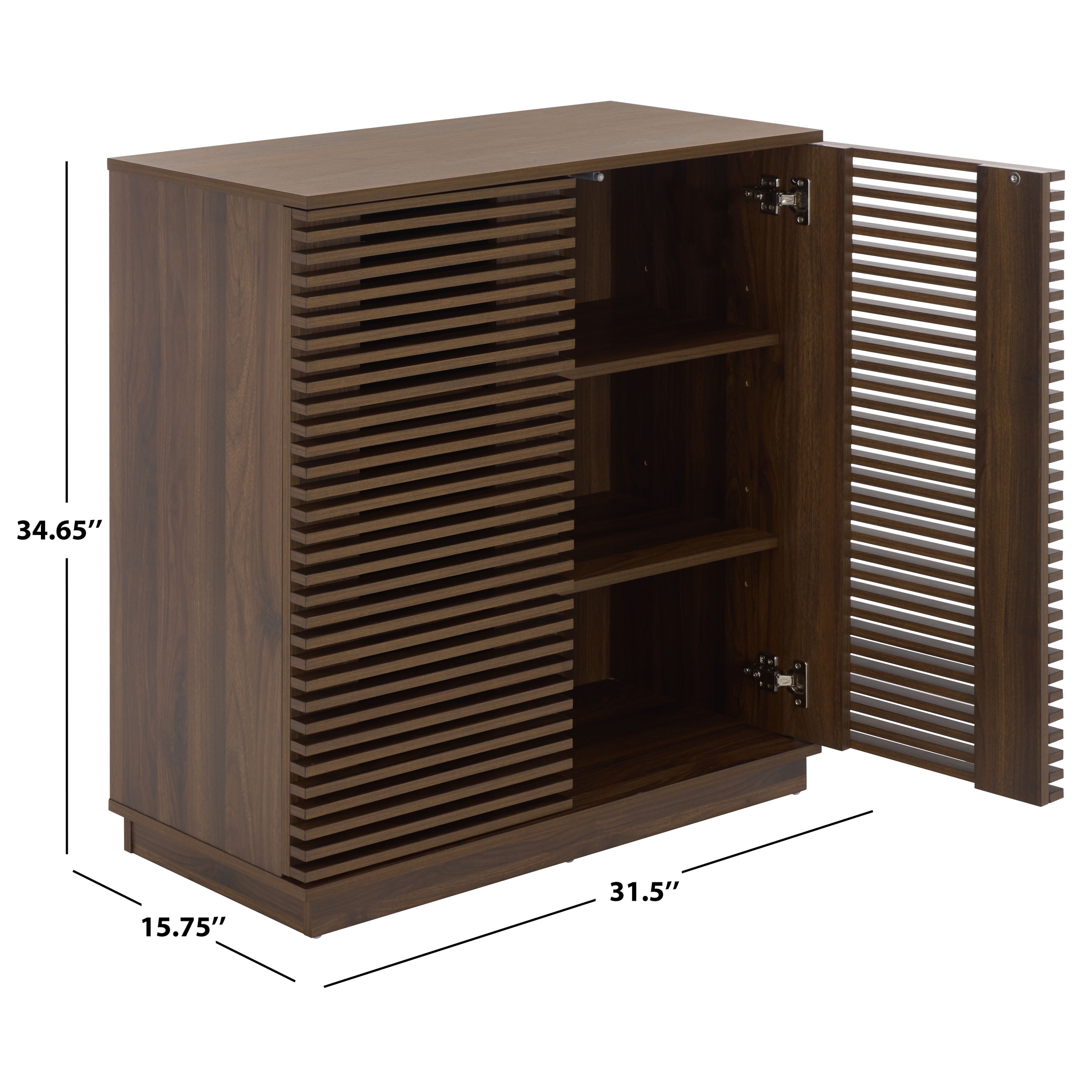 SAFAVIEH Moroto 2-Door Entertainment Media Console for TVs up to