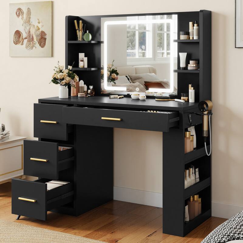 Moasis Makeup Vanity with LED Mirror