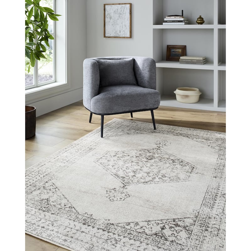 Our PNW Home x Livabliss Olympic Updated Traditional Area Rug - 5'3" x 7' - Off-White