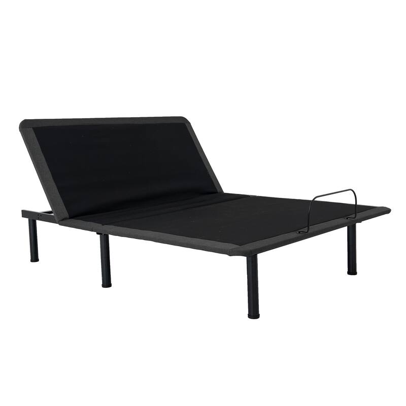 Bridgevine Home Quick Assembly Adjustable Bedframe with Voice Activated Controls