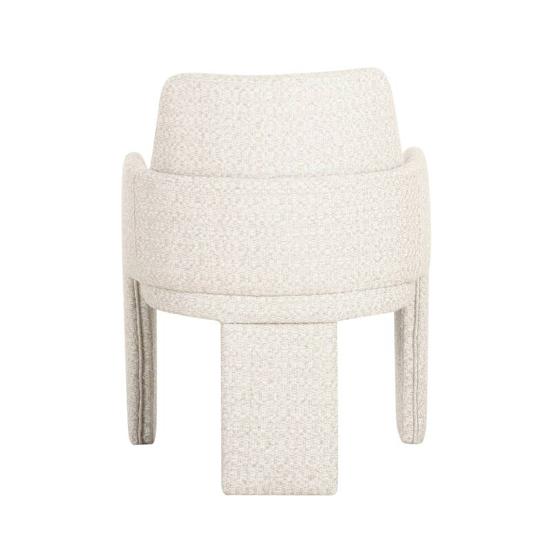 Modrest Cando Modern Beige Fabric Dining Chair