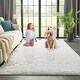 preview thumbnail 57 of 112, Kids Nursery Decor Rugs Baby Room Carpets Play Room Mats 4' x 5.3' - Cream