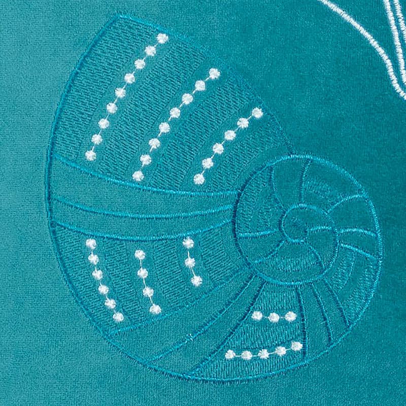 Vincent Nautical & Coastal Fabric Sea Shell Accent Pillows by Porch & Den (Set of 2)