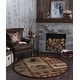 preview thumbnail 8 of 18, Area Rug & Runner - Lodge Cabin Farmhouse Rugs for Living Room Bedroom Dining Room Kitchen 2x3/ 3x8 / 5x7 / 8x10 / 9x12 / Round 7'10'' Round - Multi