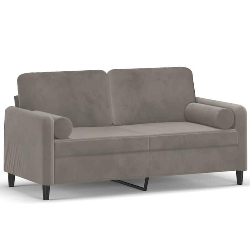 vidaXL Sofa Sectional Couch with Pillows and Cushions for Living Room Velvet