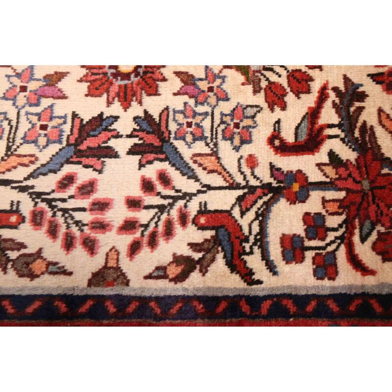 ECARPETGALLERY Hand-knotted Andelz Cream Wool Rug - 2'3 x 10'4