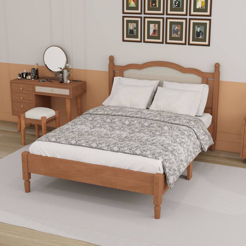 Wooden Platform Bed