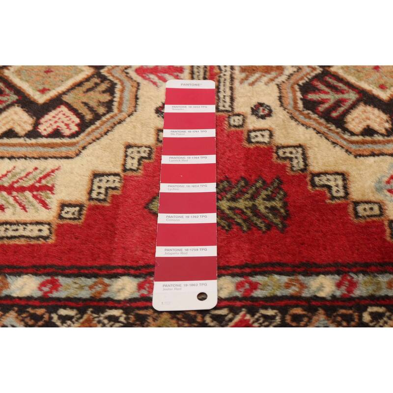 ECARPETGALLERY Hand-knotted Anadol Red Wool Rug - 2'6 x 9'2