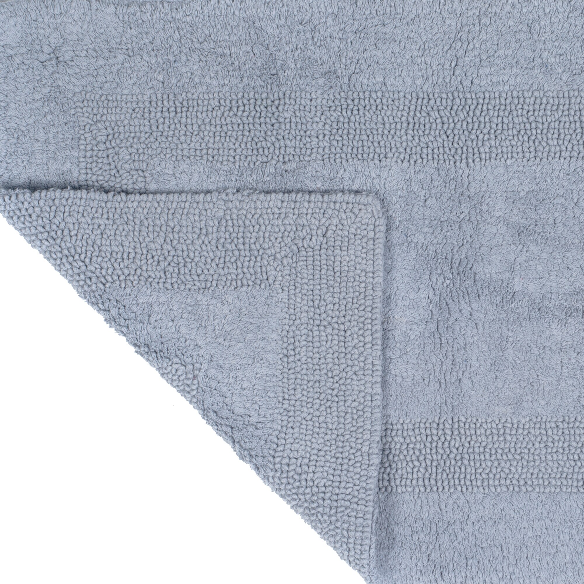 Under the Canopy GOTS Certified Organic Cotton Bath Rug, Runner 60x24,  Charcoal Gray 