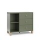 preview thumbnail 5 of 30, Storkcraft California 3 Drawer Combo Dresser Olive/Driftwood