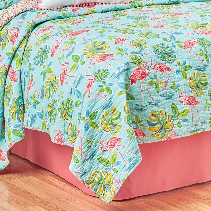 Flamingo Garden Tropical Theme Mini Quilt Set