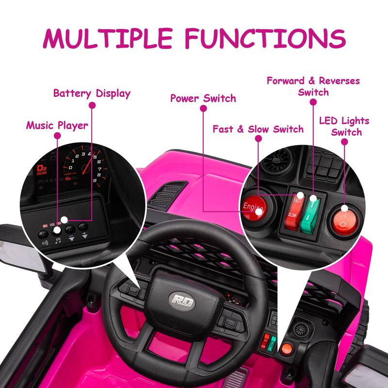 12V Kids Ride On Truck Electric Vehicle Battery Powered Car Toddles Ride On Toy