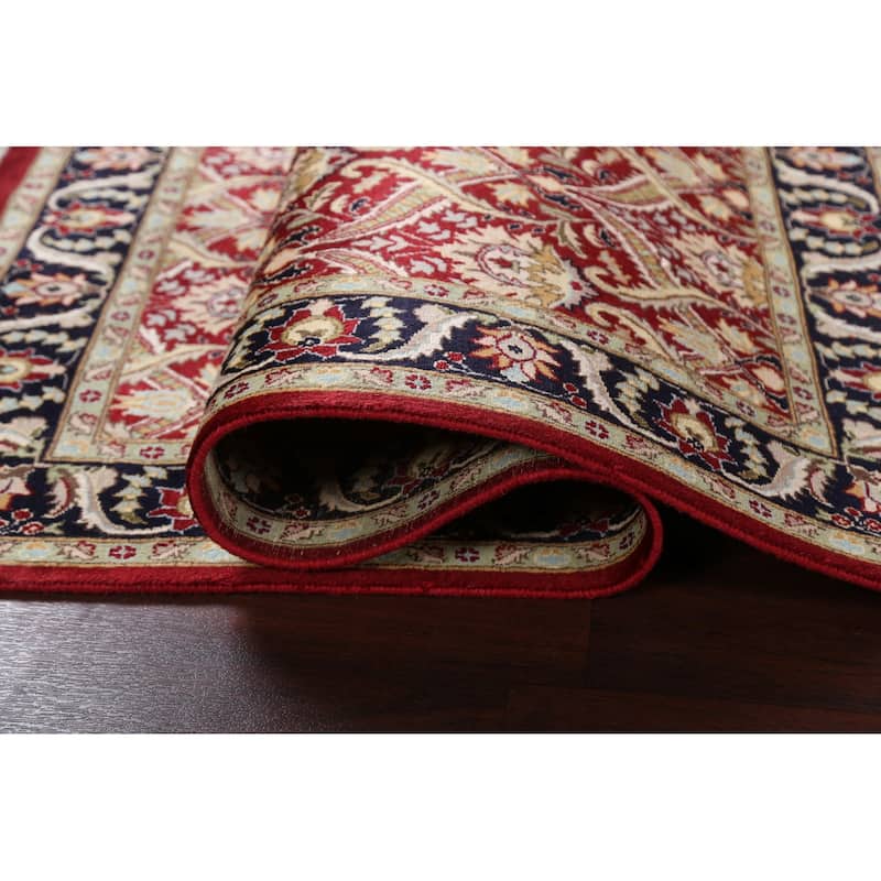 Vegetable Dye Floral Aubusson Chinese Oriental Wool Area Rug Handmade - 3'11" x 6'0"