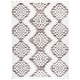 preview thumbnail 27 of 136, SAFAVIEH Moroccan Tassel Shag Iulieana Boho Tribal 2-inch Thick Rug 10' x 14' - Ivory/Brown - Rectangle