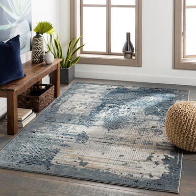 Livabliss Ebbie Modern Industrial Area Rug