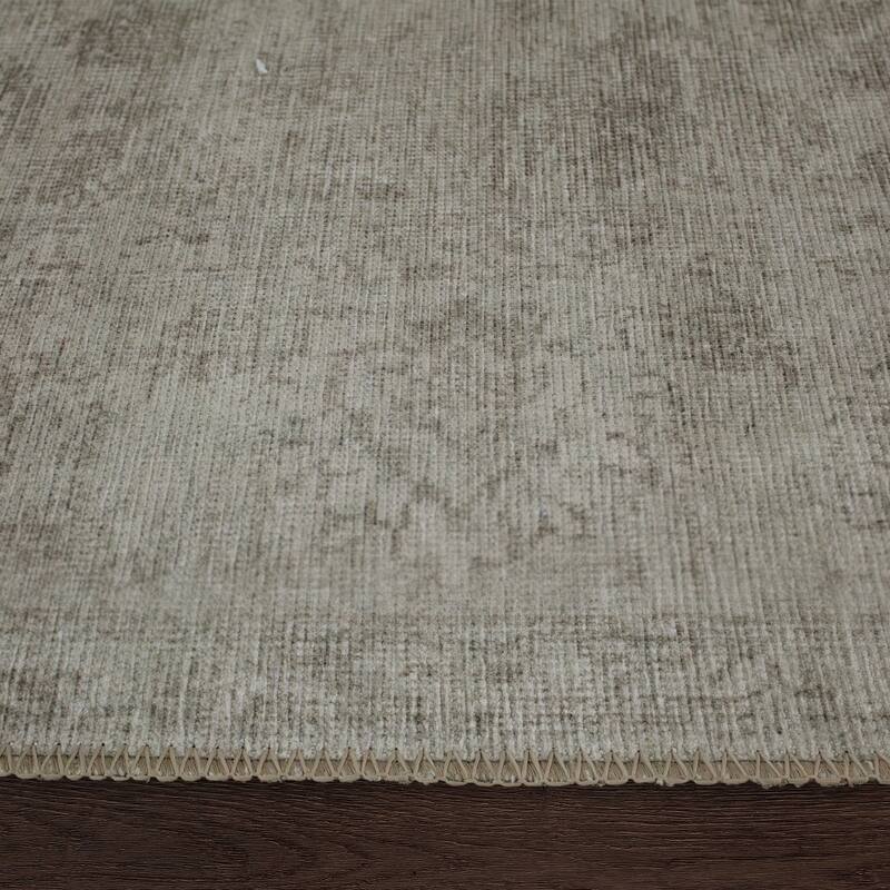 Chloe 5' x 7'3" ft Handwoven Indoor Rug, Taupe/Olive - 5' x 7'3" ft