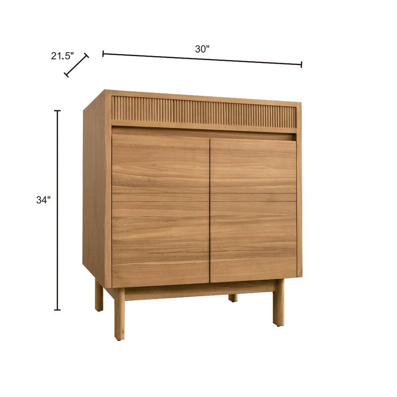 Avanity Kayla Bathroom Vanity Only in Natural Teak