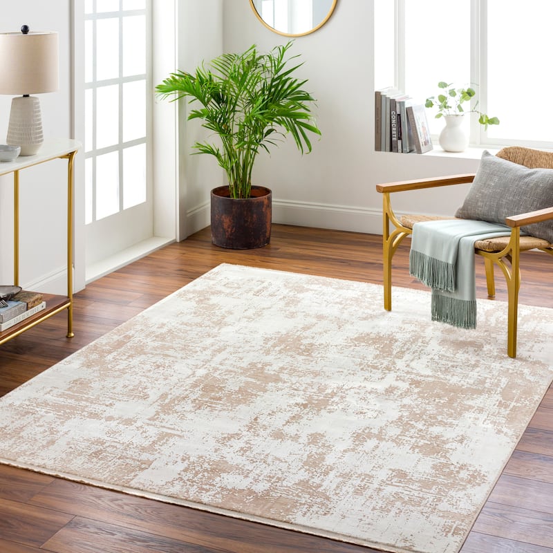 March Industrial Area Rug - Wheat/Cream - 3' x 9' 10"