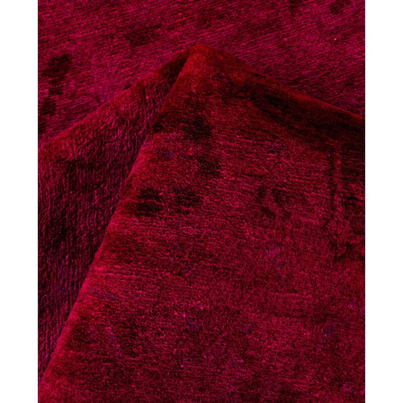 Overdyed One-of-a-Kind Hand-Knotted Area Rug - Pink - 4' 7" x 6' 10"