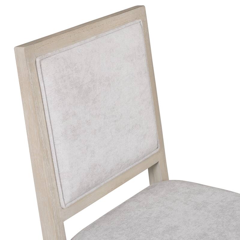 Furniture of America Durem II Modern 5-Piece Solid Wood 86-inch Dining Table Set