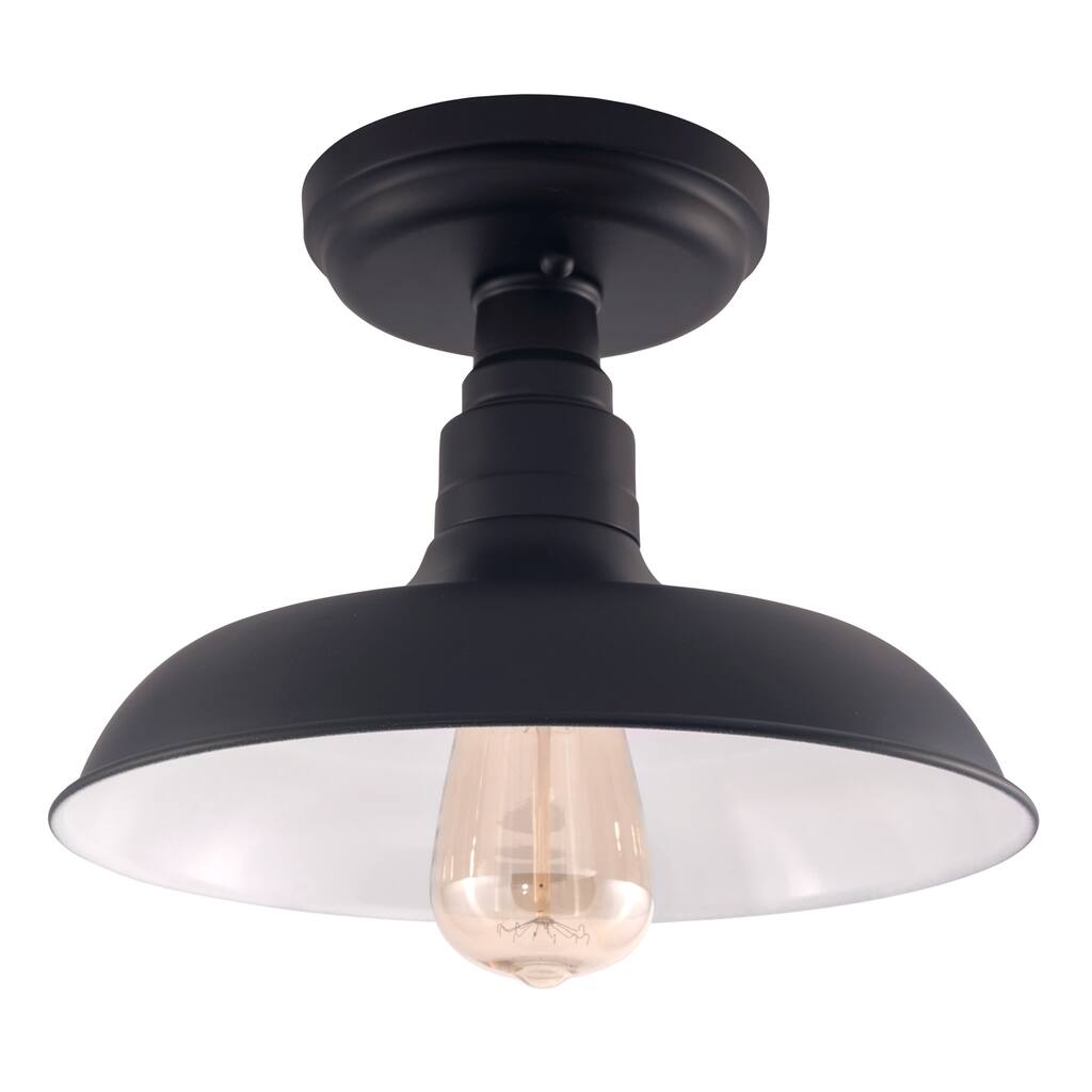 Design House 588525 Kimball 11" Wide Semi-Flush Ceiling Fixture