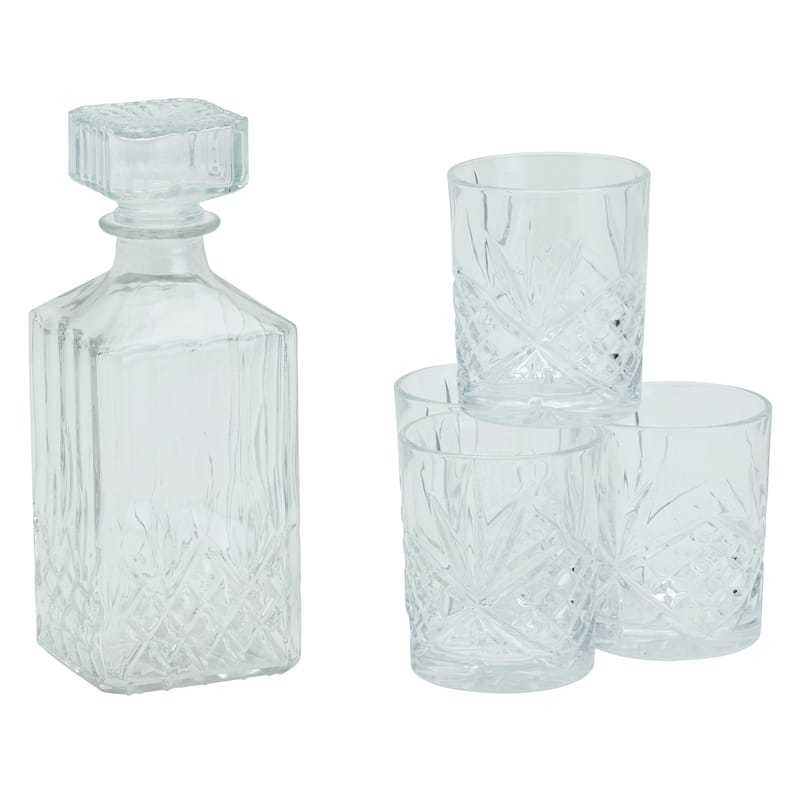 Mason Craft & More 5-piece Glass Decanter Whiskey Set