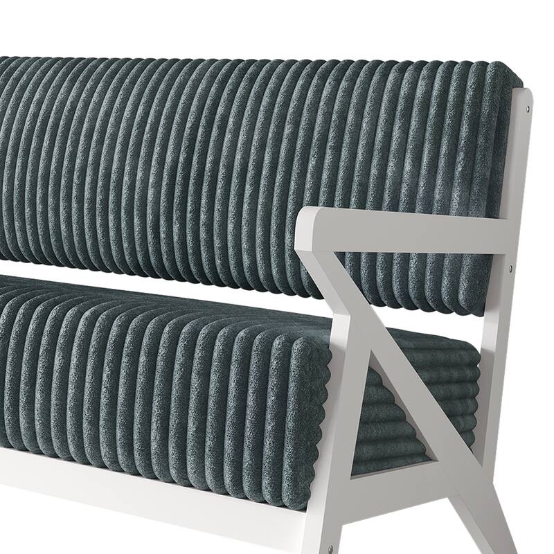CraftPorch Chic Modern Velvet Upholstered Loveseat