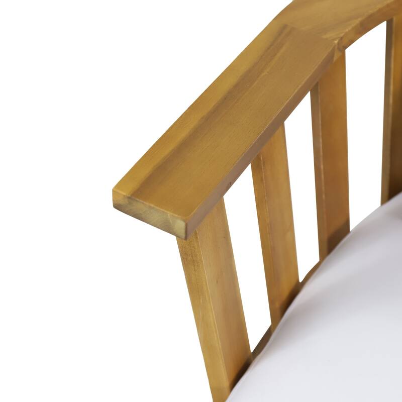 MacArthur Acacia Wood Loveseat Set by Christopher Knight Home