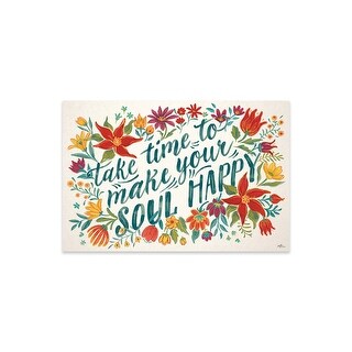 Happy Thoughts I Print On Acrylic Glass by Janelle Penner - Bed Bath ...