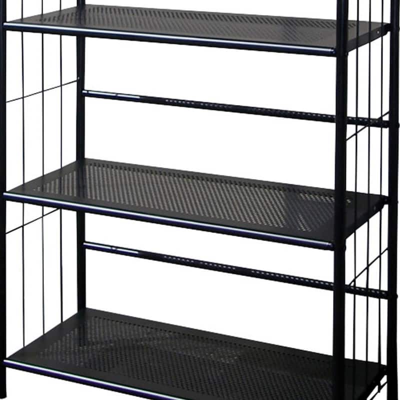 49" Tall 4-Tier Metal Standing Book Shelf