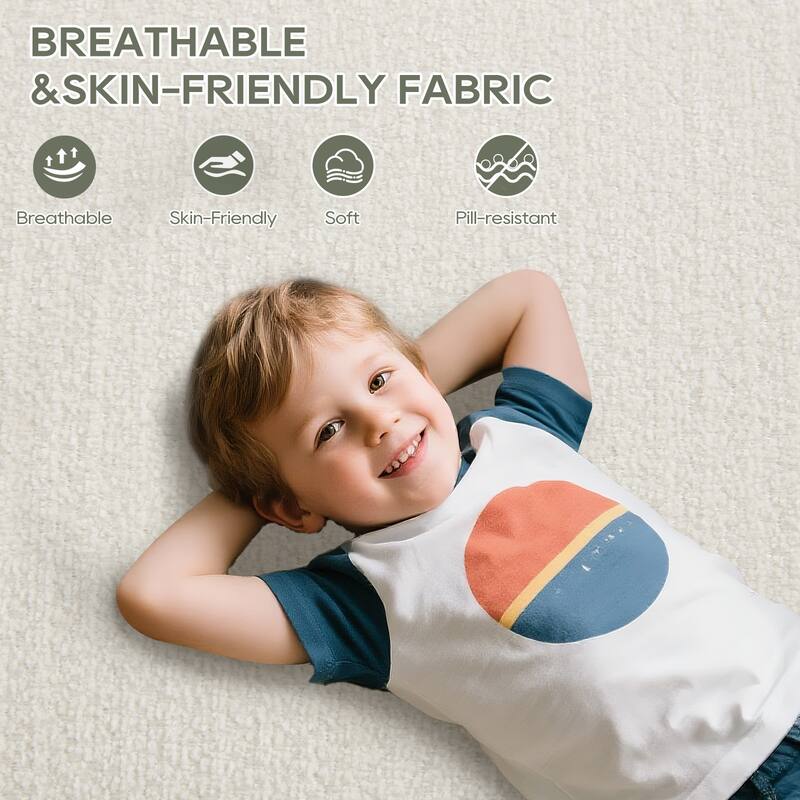 Modular Deep Seat Sectional Sofa with Chaise Lounge, Fabric Upholstered Cloud Boneless Couch, High-Density Sponge Floor Sofa