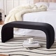 preview thumbnail 3 of 57, SAFAVIEH Tenko Modern Minimalist Glam Bench - 45" W x 18" D x 19" H Black