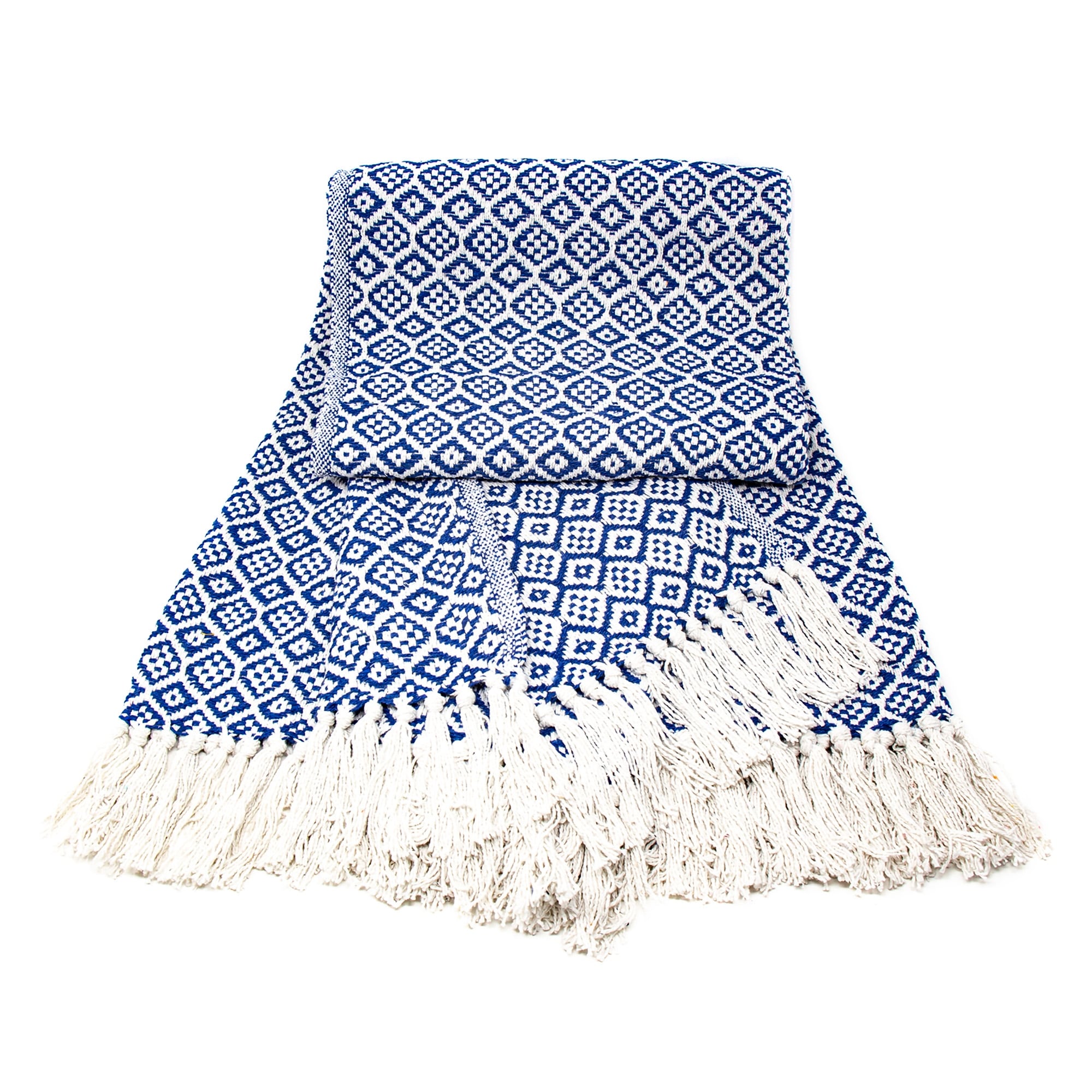 Recycled Cotton Decorative Throw Blanket with Tassels Bed Bath Beyond 36157558