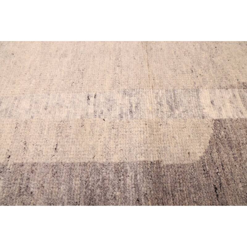 ECARPETGALLERY Hand-knotted Tangier Light Khaki Wool Rug - 4'11 x 7'10