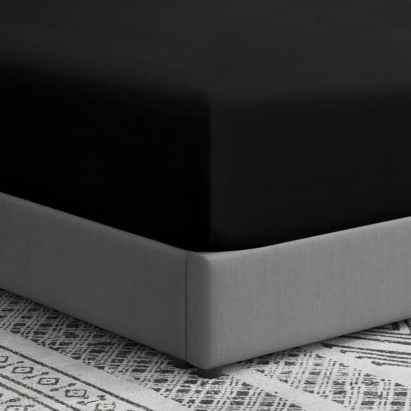 Swift Home Double Brushed Microfiber 18-21-Inch Extra-Deep Pocket Single Fitted Sheet