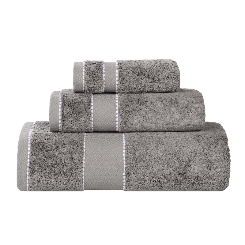 Superior Niles Cotton Ultra-Plush Absorbent 3 Piece Towel Set
