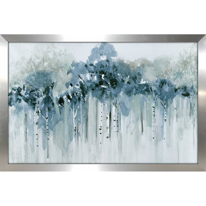 "Blue Birch Morning" by Susan Jill Print on Acrylic