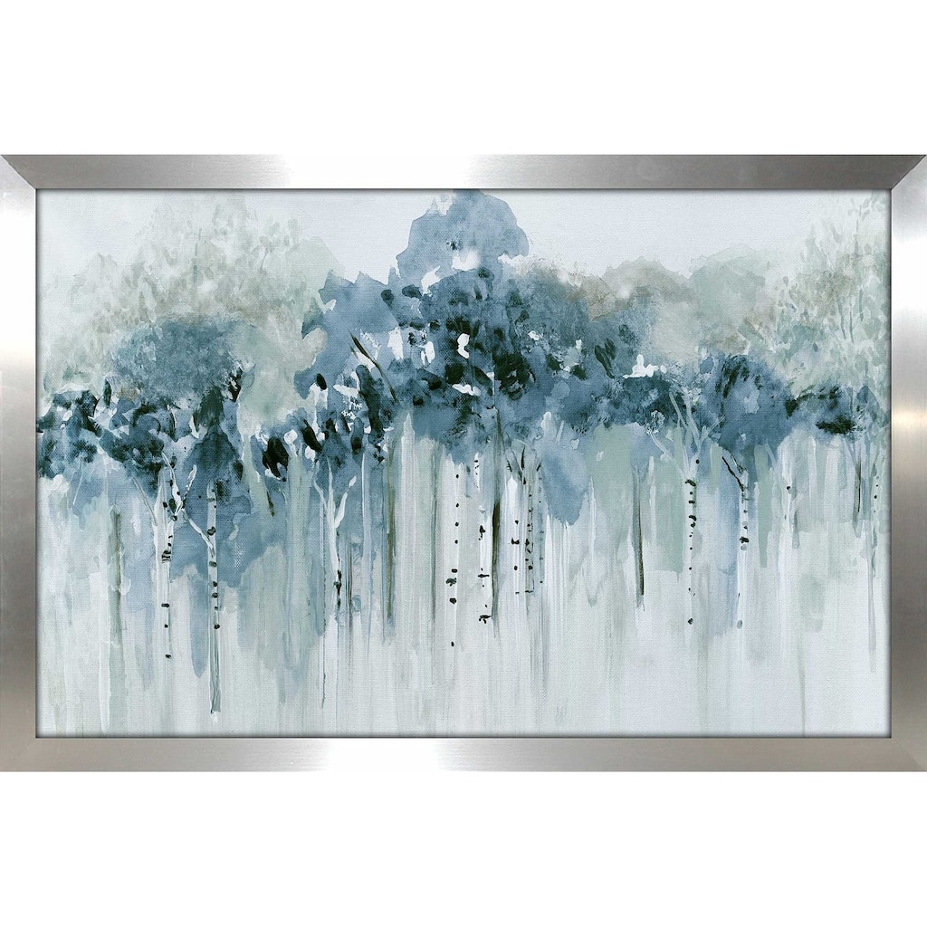 "Blue Birch Morning" by Susan Jill Print on Acrylic